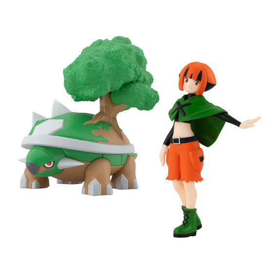 [Pre-Order: 2025 Oct] Bandai Candy Toy POKEMON SCALE WORLD SINNOH REGION GARDENIA & TORTERRA W/O GUM