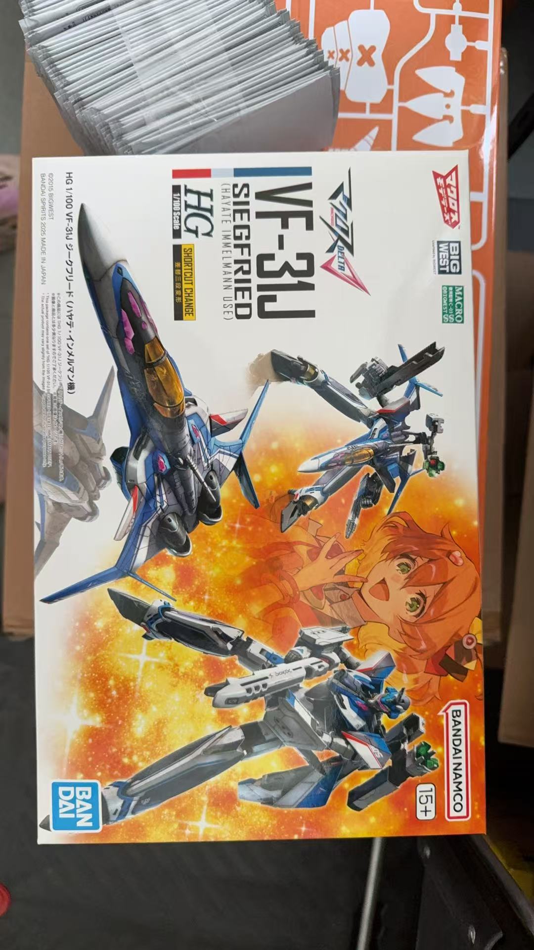 HG 1/100 VF-31J齊格飞(疾風)